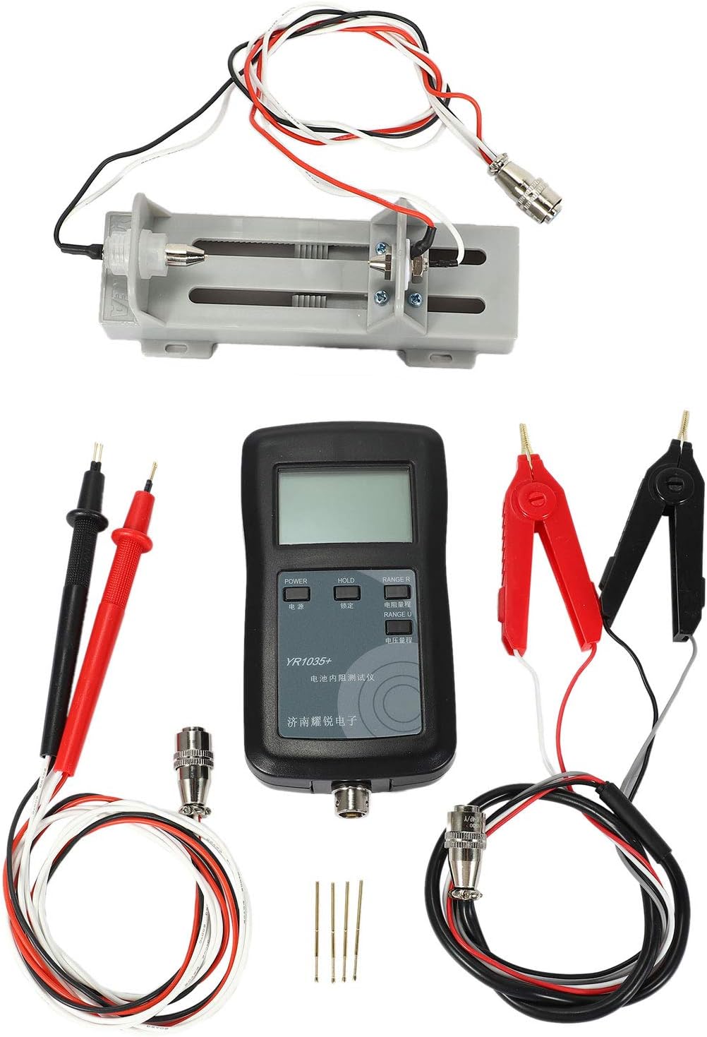 Heritan Four-Line YR1035+ High-Precision Lithium Battery Internal Resistance Meter Tester Quality Detector 18650 Dry Battery B