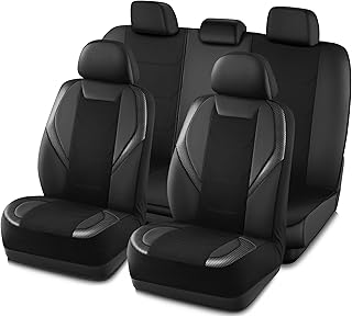 Road Leather Mesh Full Car Seat Covers