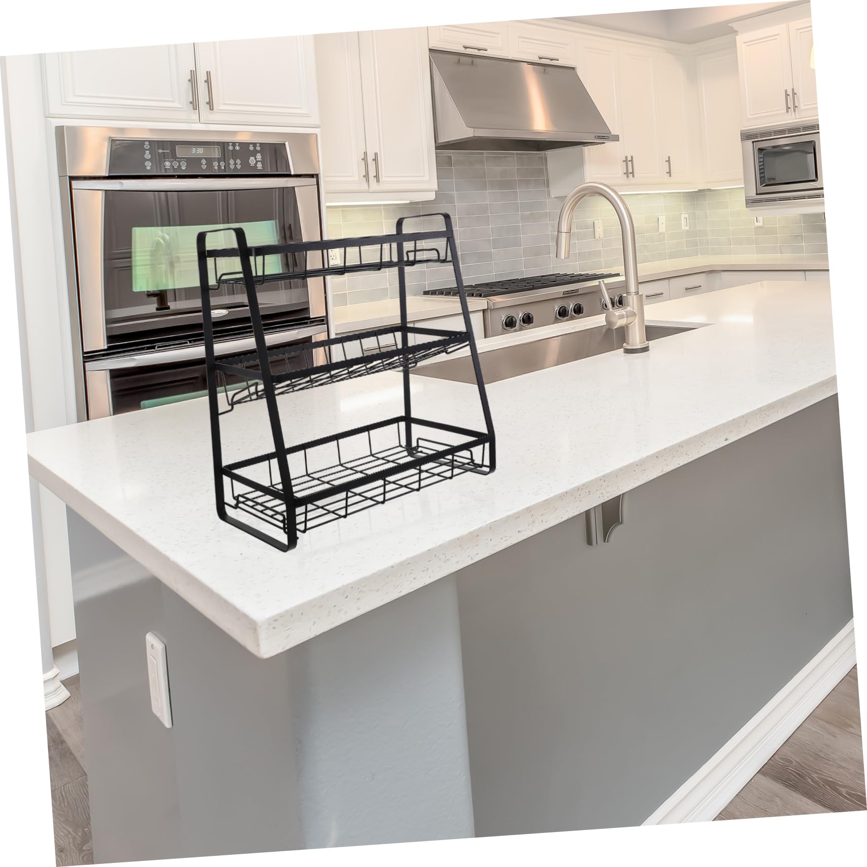 1pièce Étagère De Rangement Multicouche Pour Épices Et Assaisonnements Support De Stockage Multifonction Pour Cuisine Et Maison Design Pratique Et Économiseur Espace