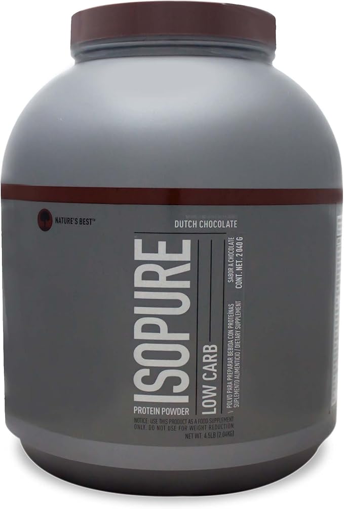 ISOPURE, Low Carb, Proteína Whey, Sabor Chocolate, 4.5 Libras Amazon