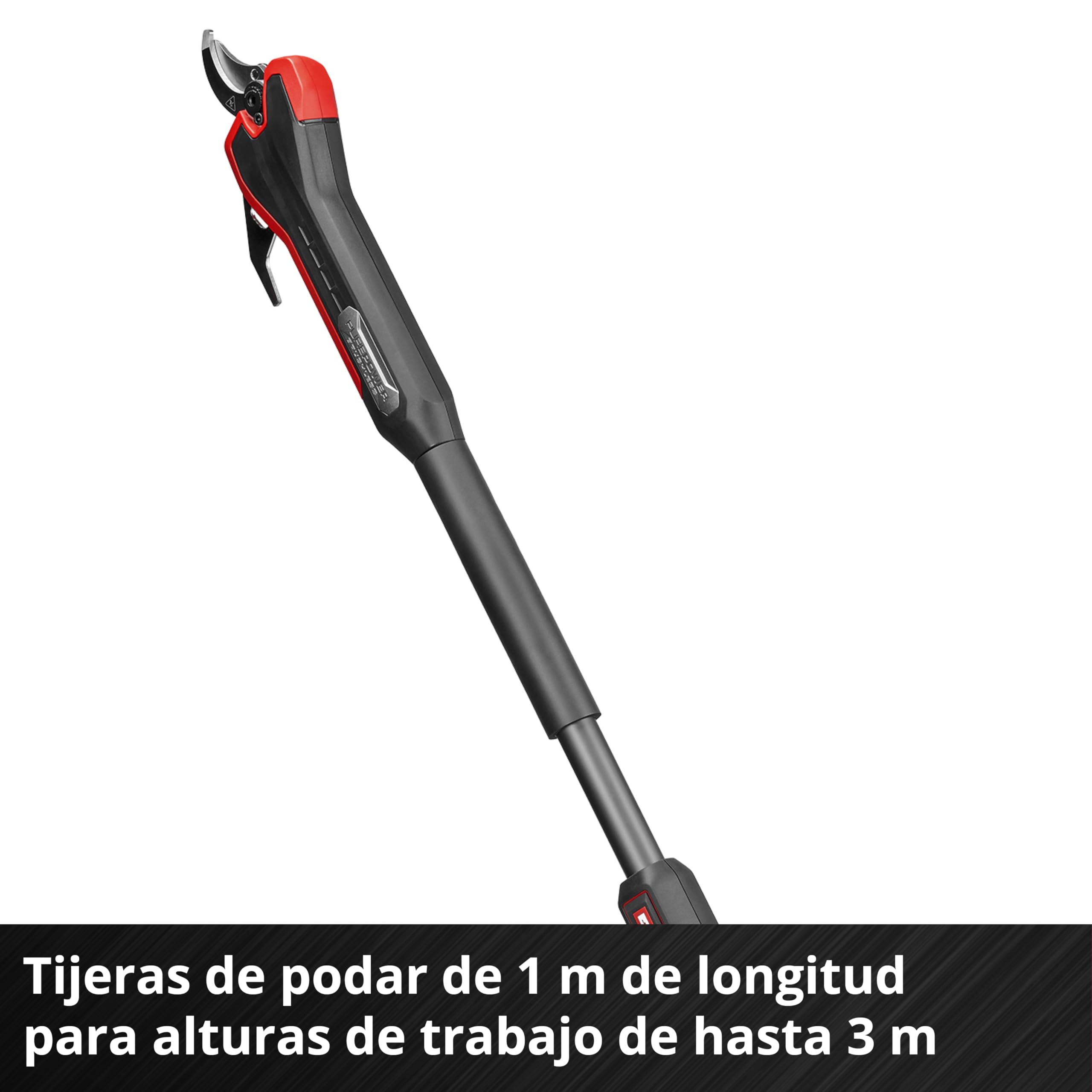 Einhell Professional tijeras de podar con batería GP-LS 18/35 Li BL-Solo Power X-Change (18 V, brushless, ramas hasta 35 mm, cuchillas de derivación, ganchos metálicos, agarre suave, sin batería)