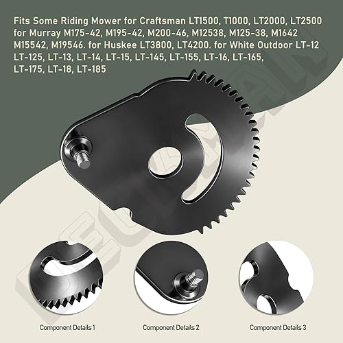 Miniatura 7 de Eje de dirección 738-0919A 738-0919B y kit de engranaje de dirección 617-04094 con buje 948-0389 Tornillo de arandela de tapa de barra de dirección