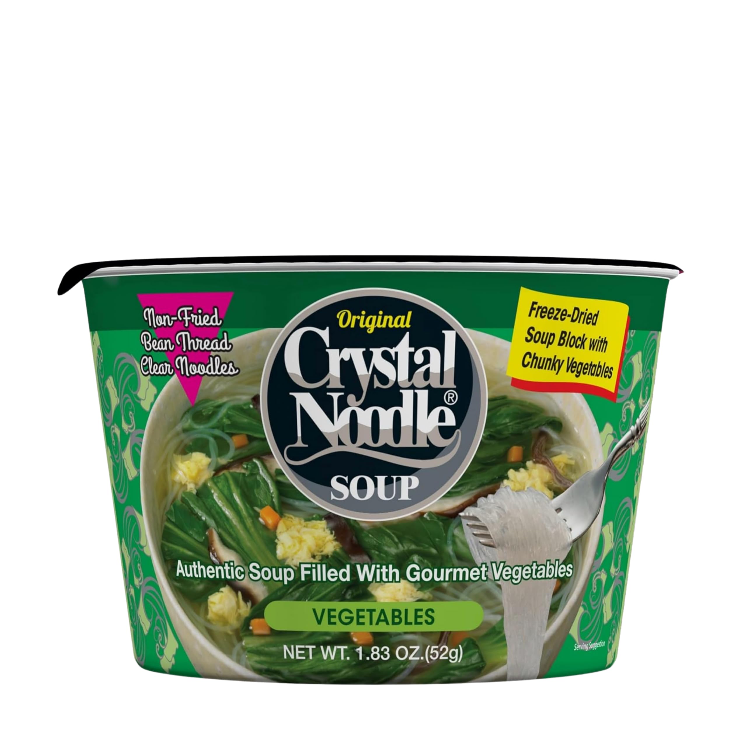 Soup, Vegetable, (Pack of 6 Cups) 1.83 OZ