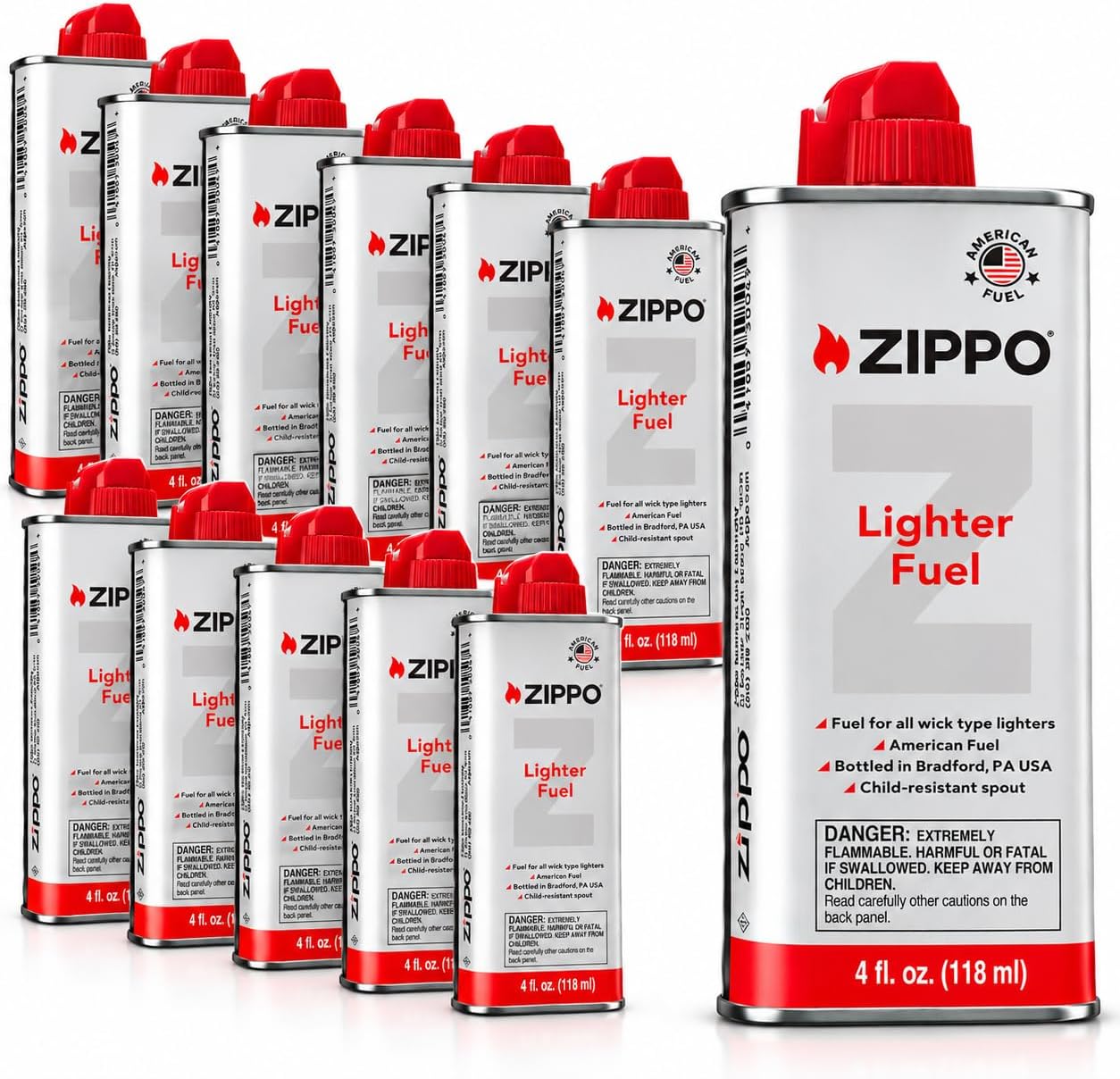 Outdoors 12 Cans Lighter Fuel, 4 oz