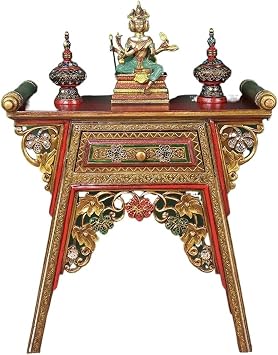Buddhist Altar Cabinet,Butsudan Solid Wood Offering Table, Chinese Style Household Shrine Cabinet, Simple Buddha Statue Offering Table, Buddhist Incense Table Altar TableL