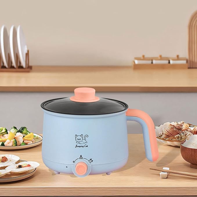 Olla Eléctrica Portátil Mini Hot Pot Antiadherente 1.8L miniatura 6