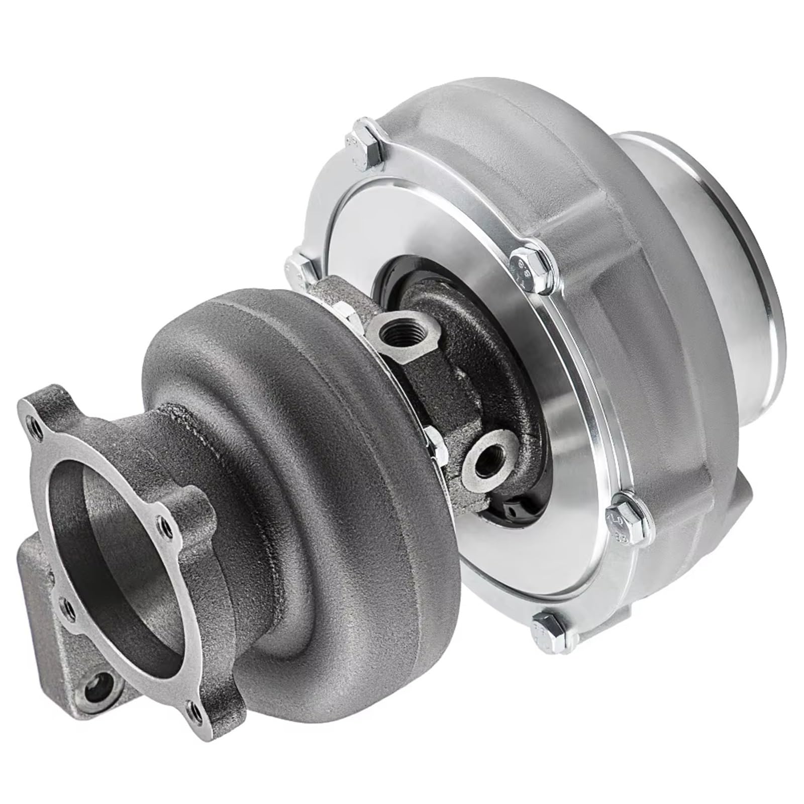 Accessoires Compatible avec Tous Les Moteurs 4/6 Cylindres Et 2,5 L À 6,0 L GT35 GT3582 T3 AR.70/63 600+ch Kit pour Turbo + Intercooler + Tuyauterie