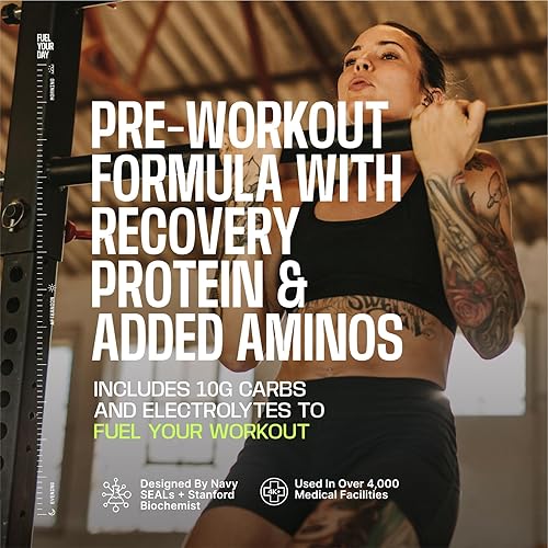 Miniatura 3 de Frog Fuel Preentrenamiento ultra listo para beber con electrolitos beta-alanina malato de citrulina carbohidratos y proteínas mezcla de bayas 24