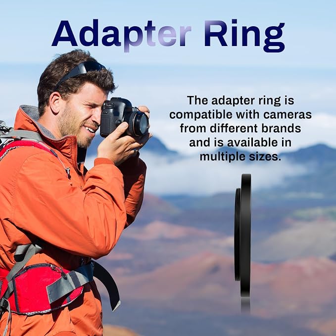 Anillo adaptador paso 30mm a 25mm para filtros de cámara miniatura 6