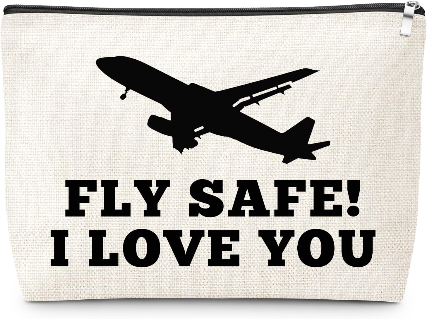 Aviation Gifts for Pilots Attendant Makeup Bag Pilot Gifts for Women Pilots Airplane Lovers Accessories Aviation Graduation Gift for Pilot Flight Student Christmas Birthday Present Cosmetic Bag