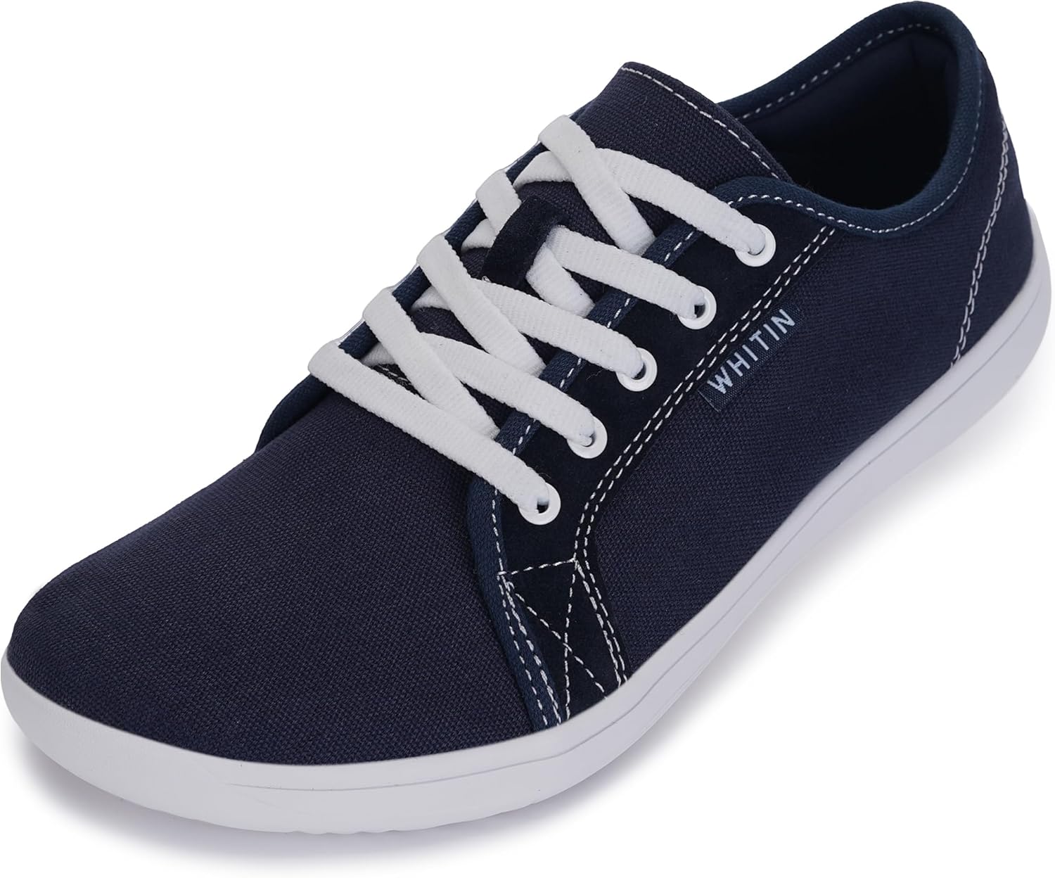 WHITIN Men's Canvas Barefoot Shoes | Wide Toe-Box | Zero-Drop Sole