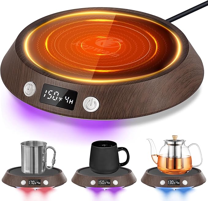 Kepwam coffee mug warmer with LED lights