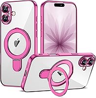 Vista 12 de Funda compatible con iPhone 12 con soporte de anillo magnético invisible [compatible con Mag-Safe] [Protector completo de lente de cámara] Funda