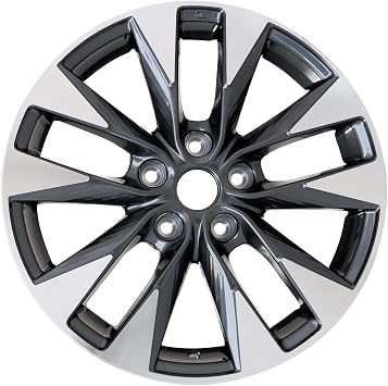 17" New 17x6.5" Aluminum Alloy Wheel Rim Fits for Nissan Sentra 2016 2017 2018 2019 Factory Wheel Replacement, ALY62730U35N, Direct Fit, OEM Design Replacement Rim