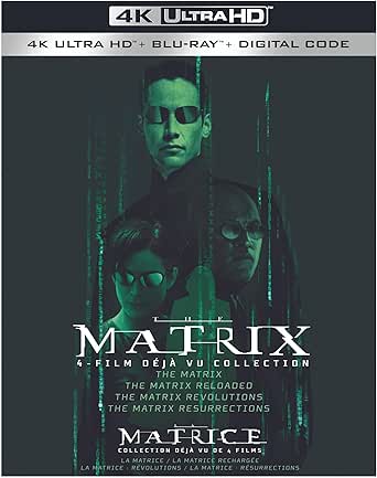Matrix, The 4-Film Déjà vu Collection (BIL/ 4KUHD + BD) [Blu-ray]