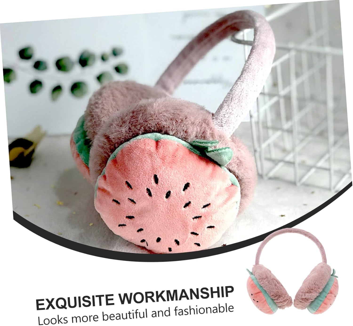 NOLITOY Children's Winter Earmuffs Plush Ear Cover for Boys and Girls Warm Protective Ear Muffs for Outdoor Activities and Cold Weather