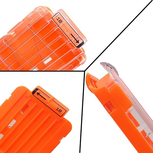 Miniatura 2 de Hosim Clip de bala, cargador de bala suave para pistola de juguete para niños, cartucho de munición, clips de pistola de dardos