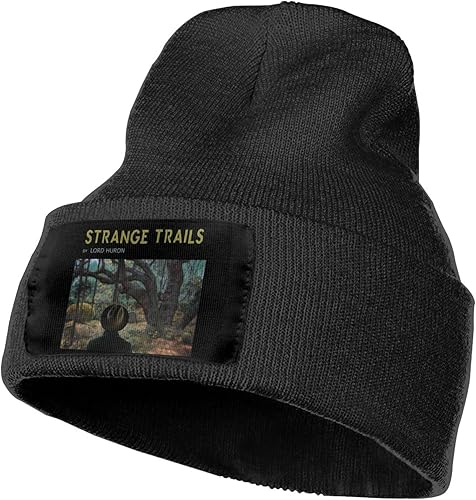Miniatura 2 de Lord Huron Strange Trails - Gorro de punto unisex para invierno, gorro de esquí, gorro de béisbol, Negro -