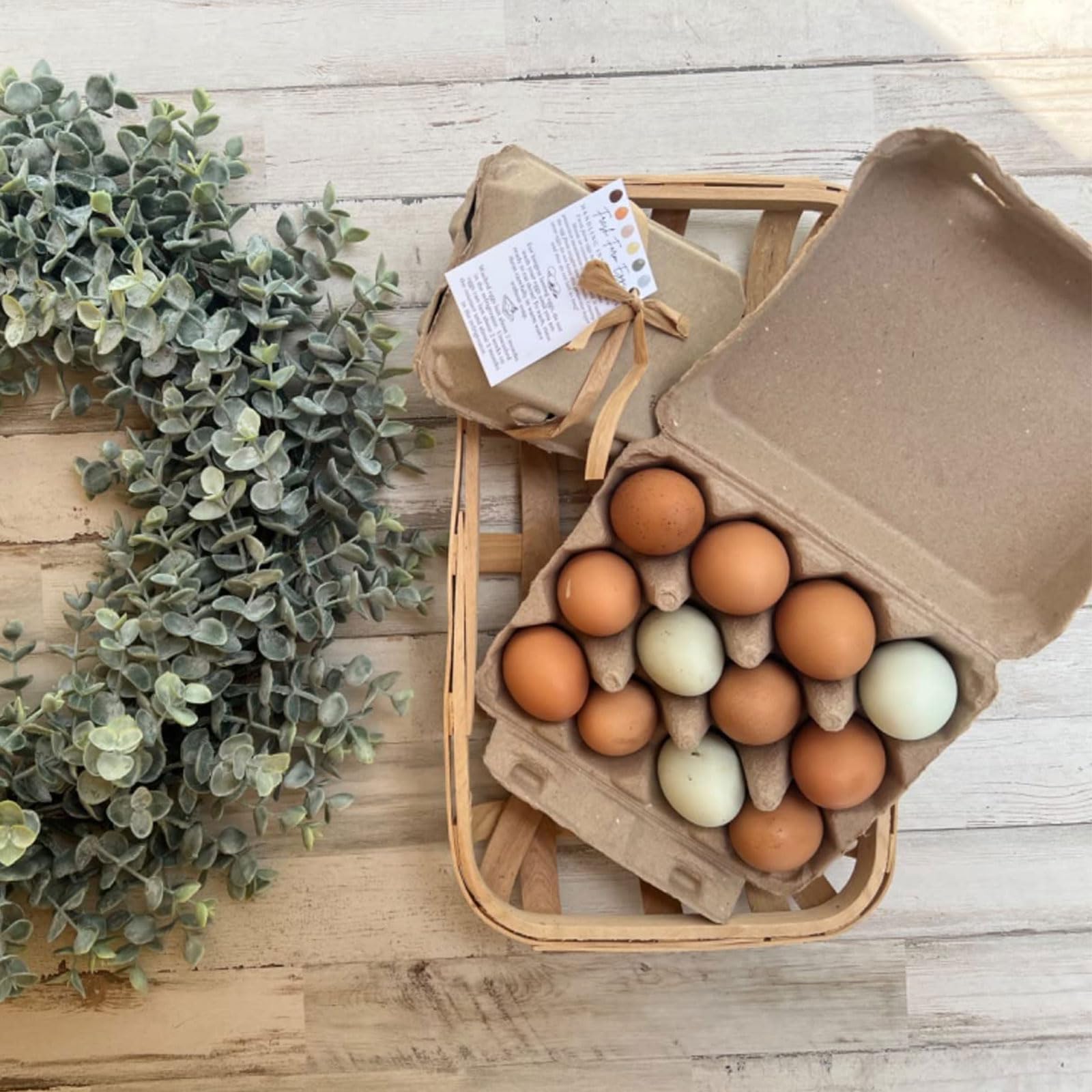 30 Eierkartons, 12 Stück, 3 x 4 Eierkartons, günstige Großpackung, für bis zu 12 Eier, stabiles Design aus recyceltem Karton