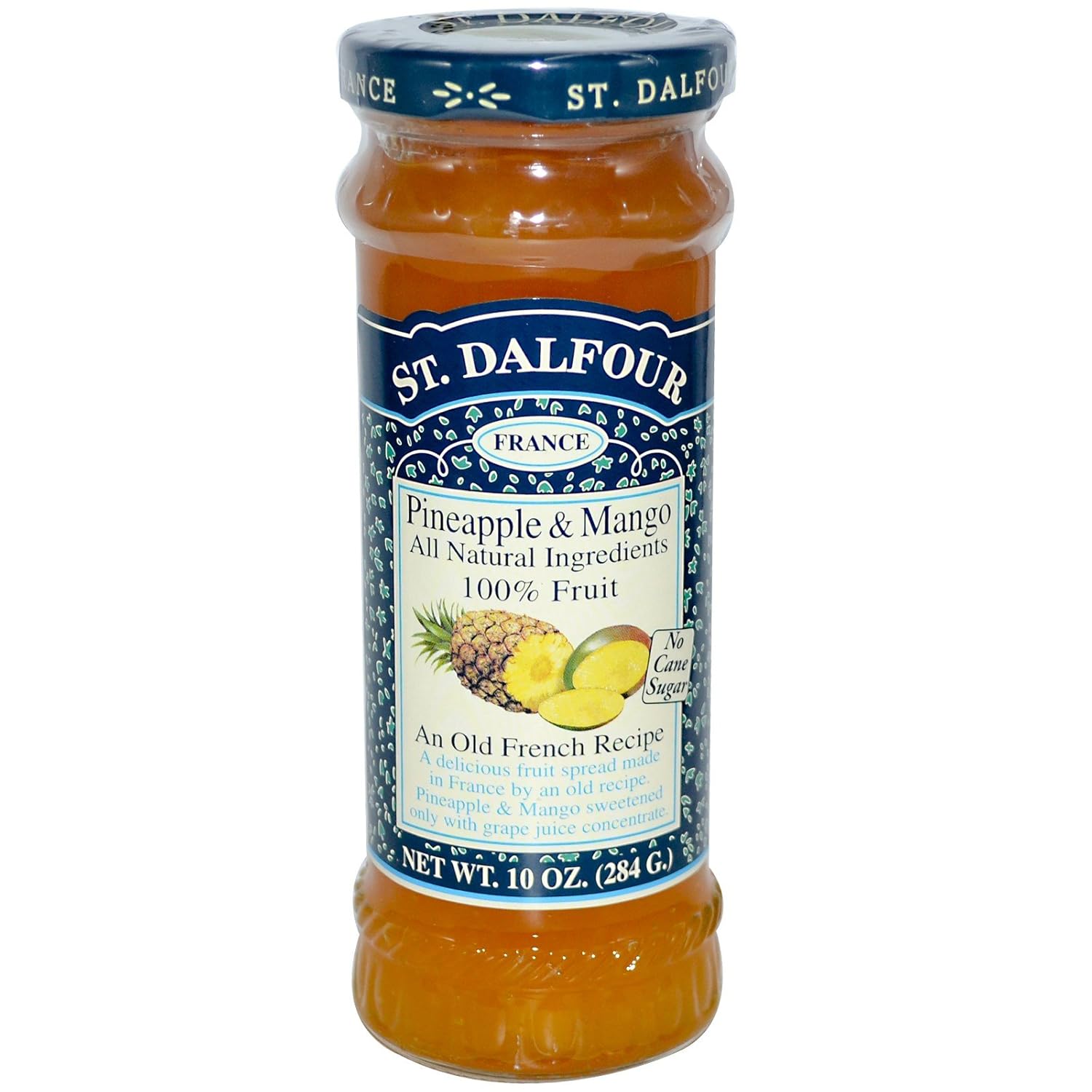 St. Dalfour, Pineapple & Mango, Fruit Spread, 10 oz(Pack of 3)
