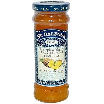 St. Dalfour, Pineapple & Mango, Fruit Spread, 10 ozPack of 2