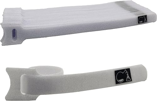 Miniatura 9 de CableLock Bridas para Cables - Paquete de 50 - Organizadores de Cables Reutilizables de 8 Pulgadas - Gestión Limpia de Cables para Juegos y Oficina