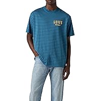 Levi's Vintage Fit Graphic Tee Stripe Serif Log, Logo Serif a Righe