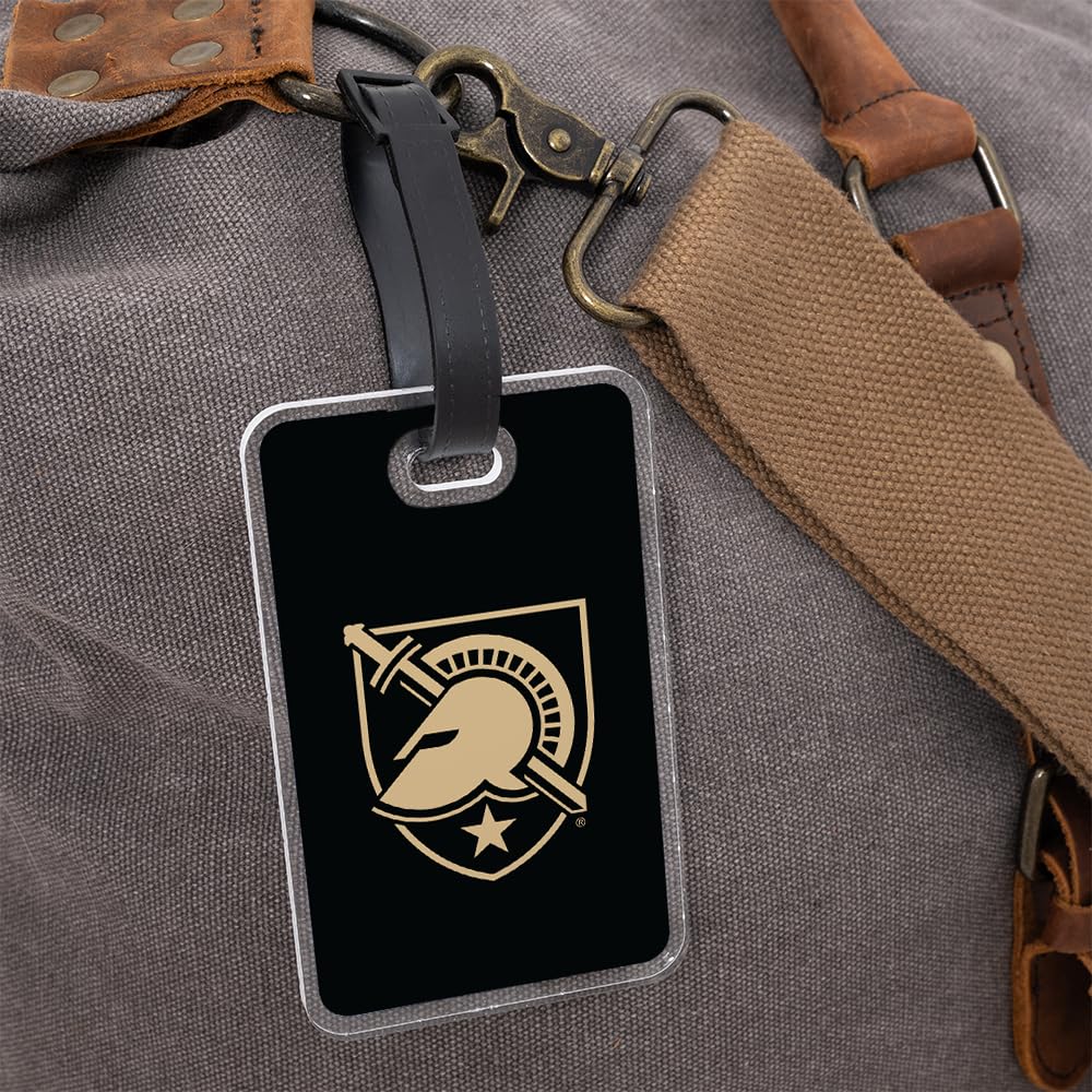 Desert Cactus Etiqueta de equipaje de la Academia Militar de los Estados Unidos, oficial USMA (Army West Point), paquete de 2 etiquetas de identificación de viaje para maletas, bolsas y equipaje de