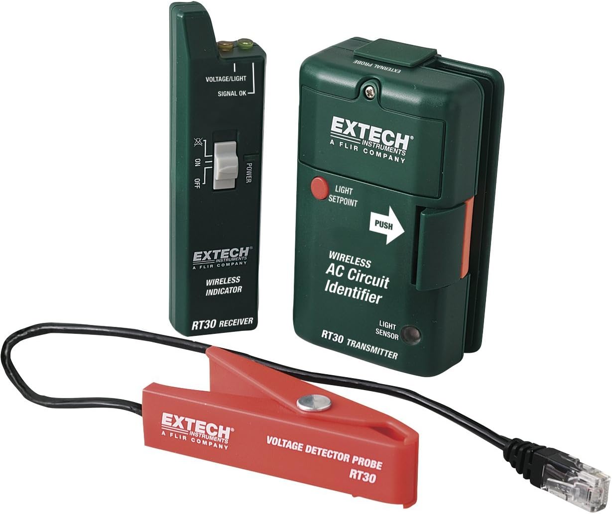 Extech RT30 Wireless AC Circuit Identifier with External Probe