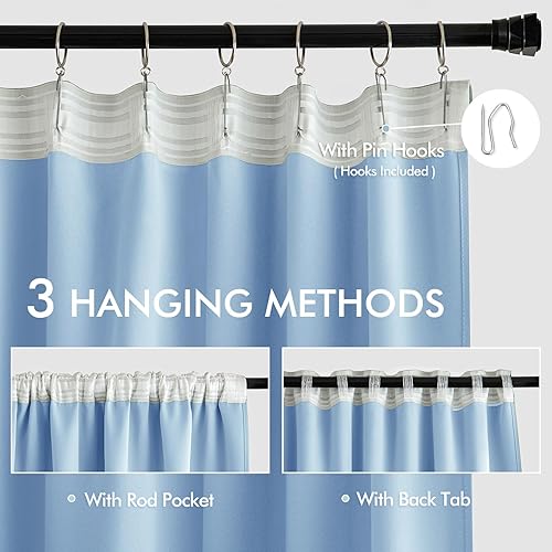 Miniatura 235 de MIULEE Cortinas Opacas de Pestaña Trasera Verde Salvia de 84 Pulgadas de Largo, Juego de 2 Paneles para Sala de Estar y Dormitorio, Privacidad