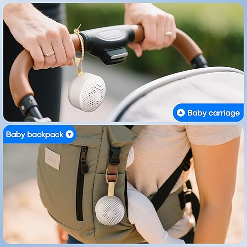 Miniatura 4 de Máquina de sonido de ruido blanco, máquina de sonido buluoushen para dormir con 24 sonidos relajantes, sonidos de sueño para adultos, bebés, niños,