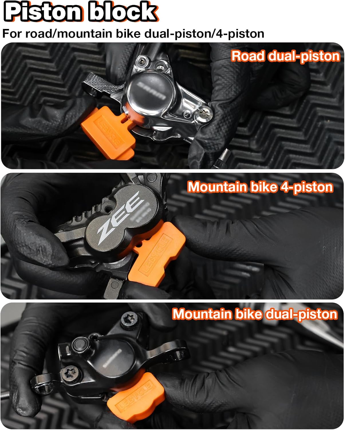 Brake Bleed Kit for Shimano & SRAM, Hydraulic Bike Brake Bleeding Tool Kit for MTB & Road Bikes, Includes 10 Brass Connectors, Visual Oil Cup & Storage Base | Hydraulic Disc Brake Bleed Kit with 10 Brass Connectors