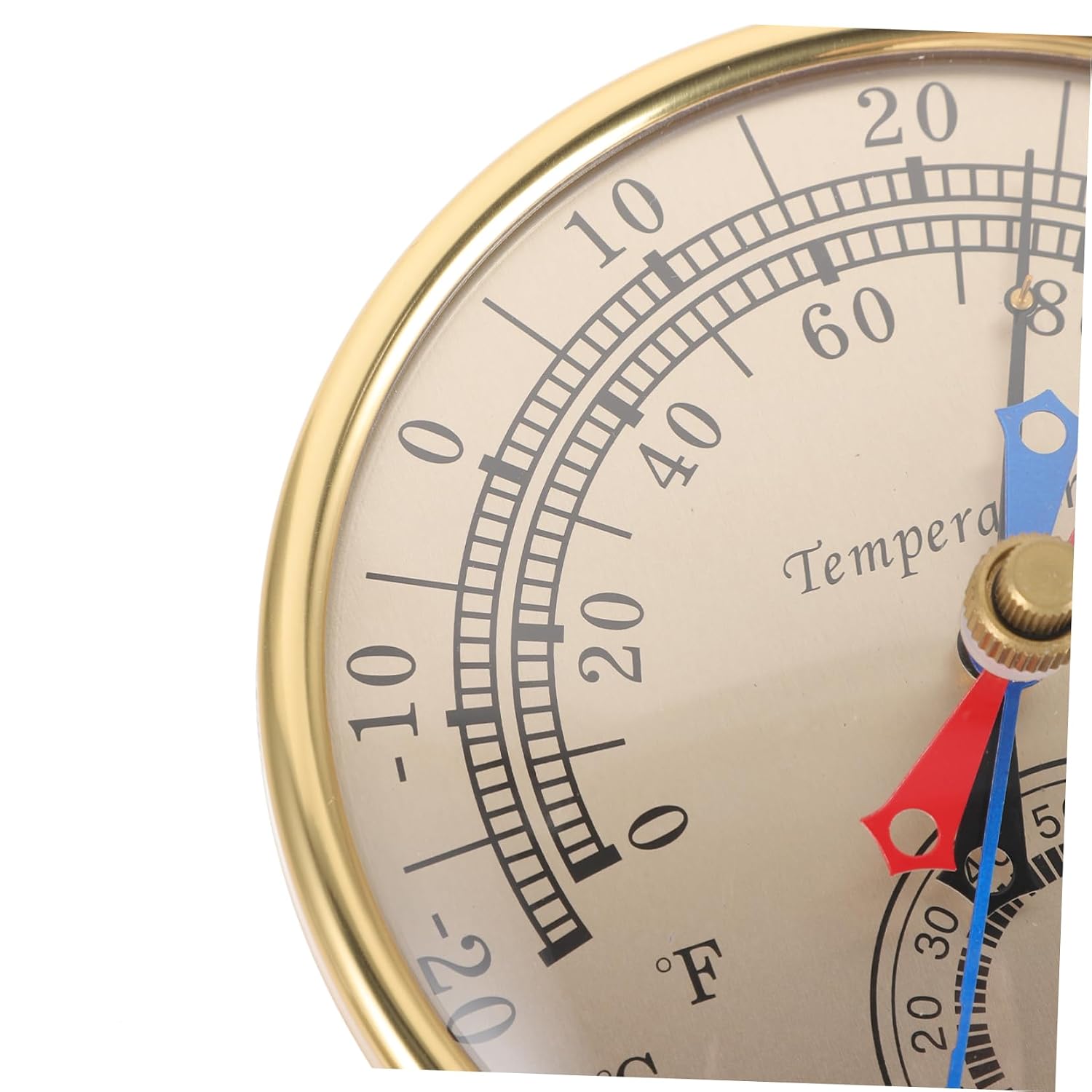 Modern Wall-Mounted Thermometer Hygrometer Glass Plastic Accurate Temp Humidity for Patio Garden