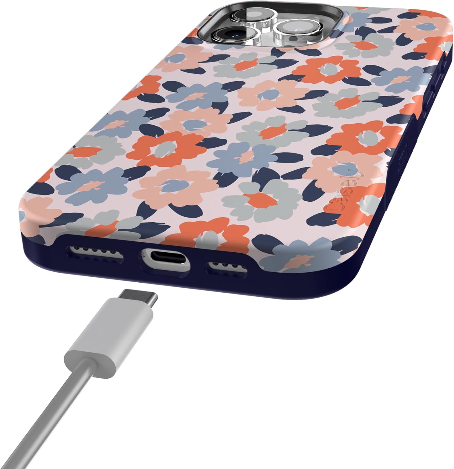 Casely iPhone 15 Pro Max Case | Field of Flowers | Pastel Floral | Bold Protective Design | Compatible with MagSafe - Image 2