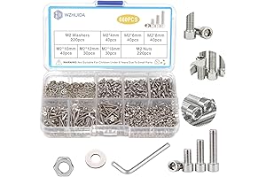 660 Pcs Essential M2 Screws Kit for Electronics, Hobbies, and Repairs
