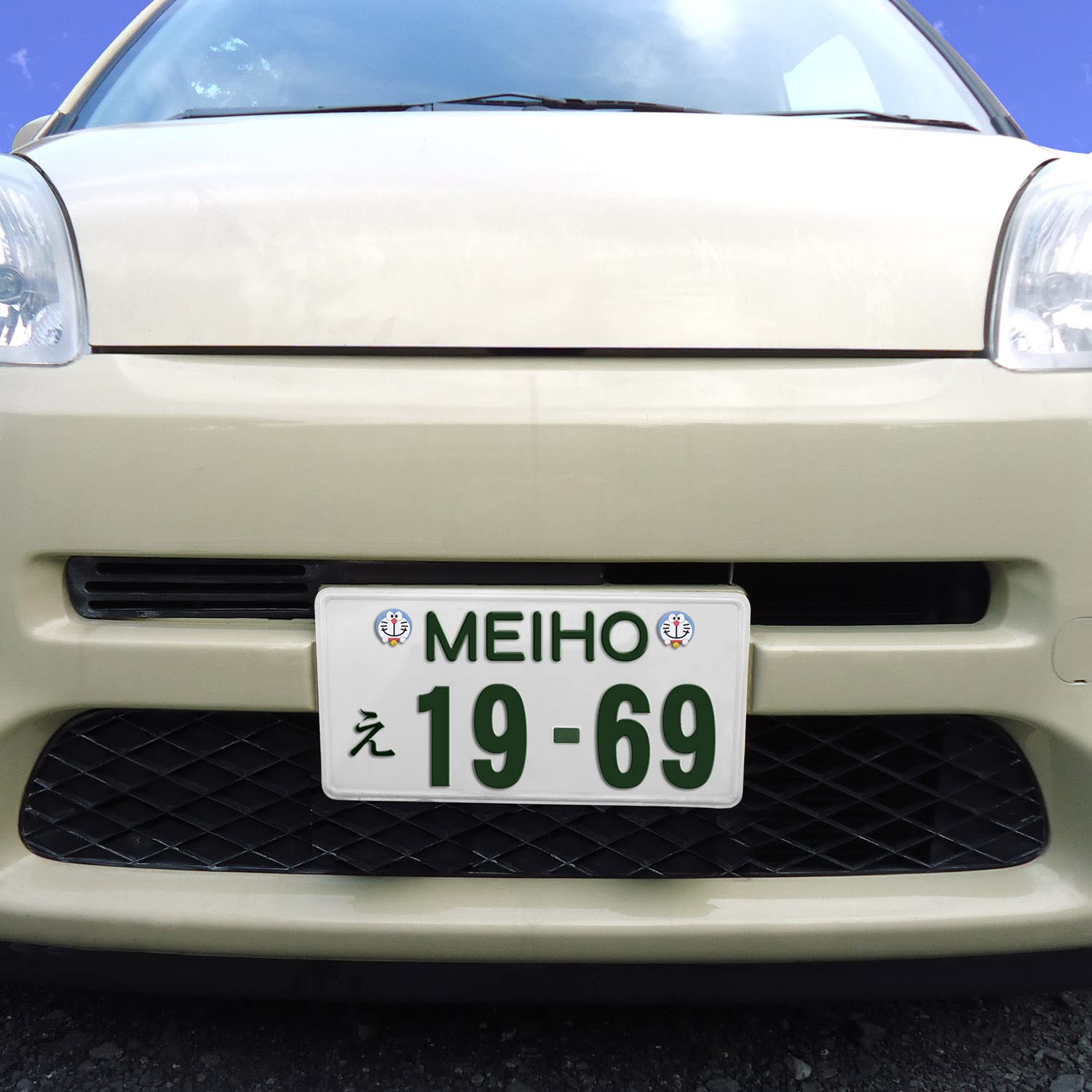 Amazon.co.jp: 明邦(Meiho)ドラえもん 車用 ナンバーボルトキャップ 2