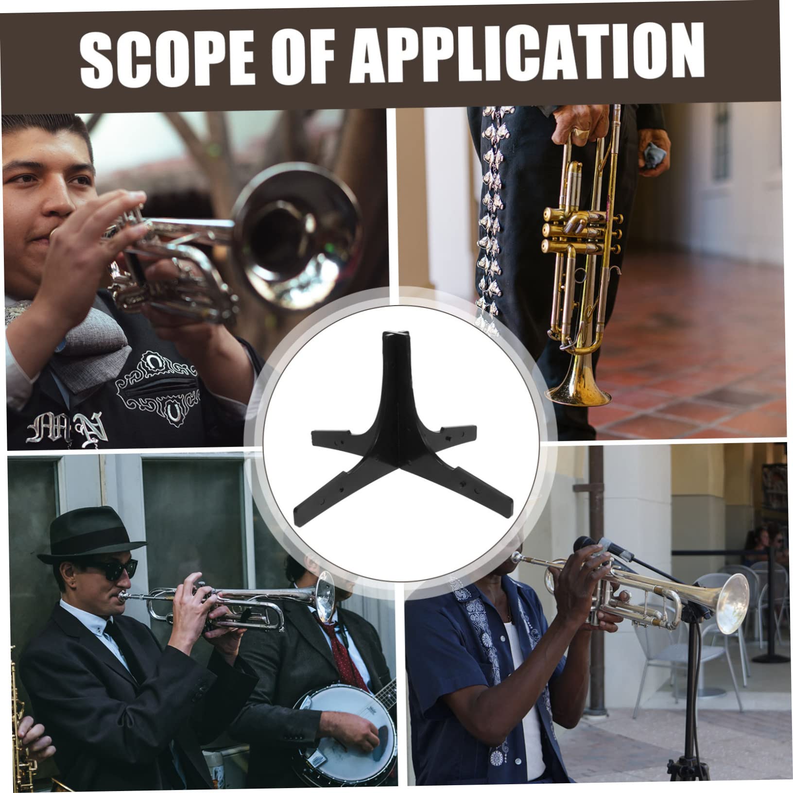 Totority Stand Clarinet Compatibility Lightweight and Portable Musical Instrument St