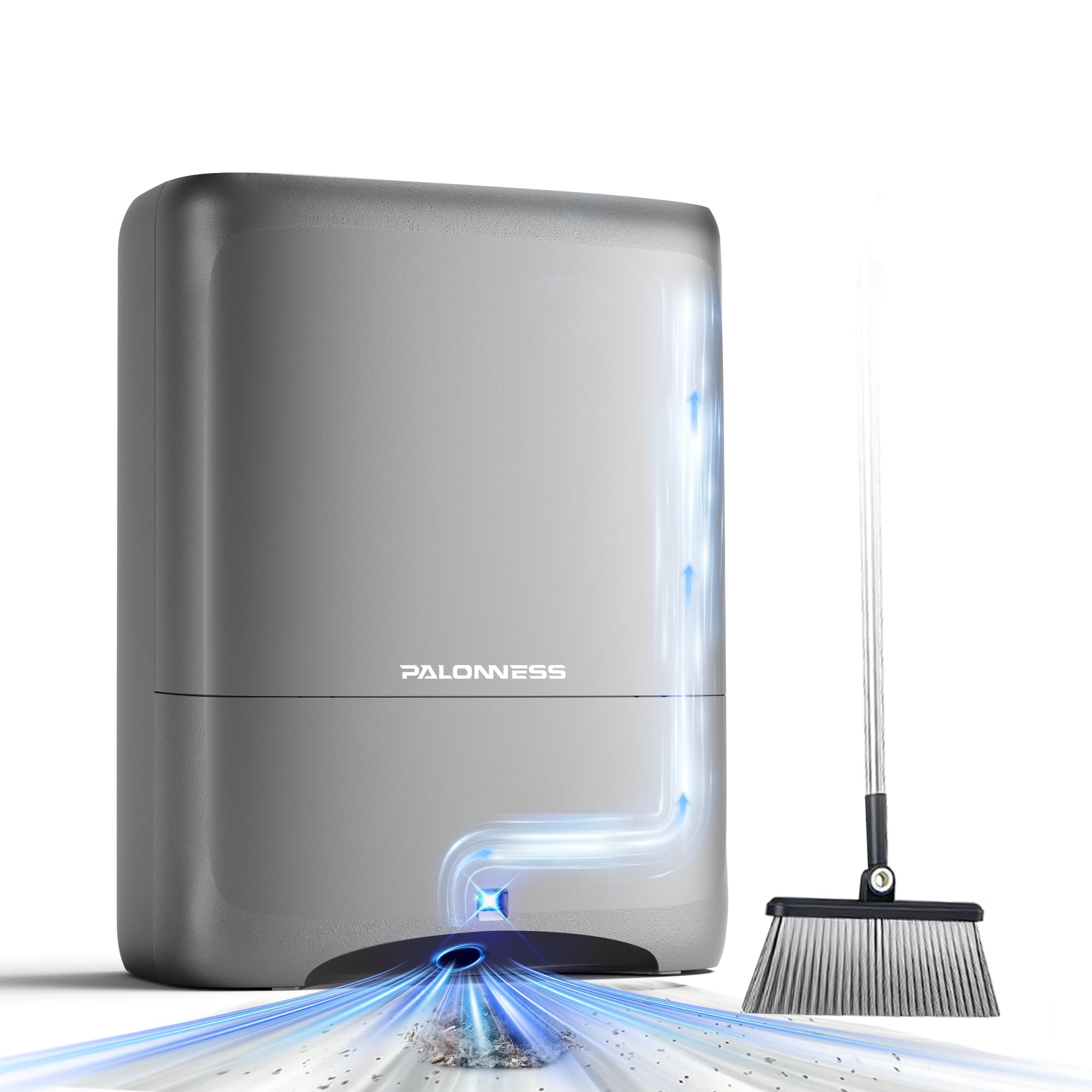 Pro Touchless Vacuum Automatic Dustpan 1400W Ultra Fast & Powerful, 18KPA Vacuum Dustpan TOF Sensor Hands-Free LED Alerts, 6L Electric Dustpan for Home/Kitchen/Office/Sweeping Salon/Pet Shop(No Broom) - 1