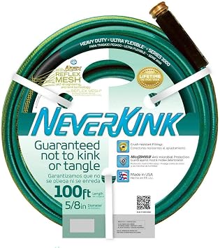 NeverKink Garden Hose, Heavy-Duty, 5/8-In. x 100-Ft.