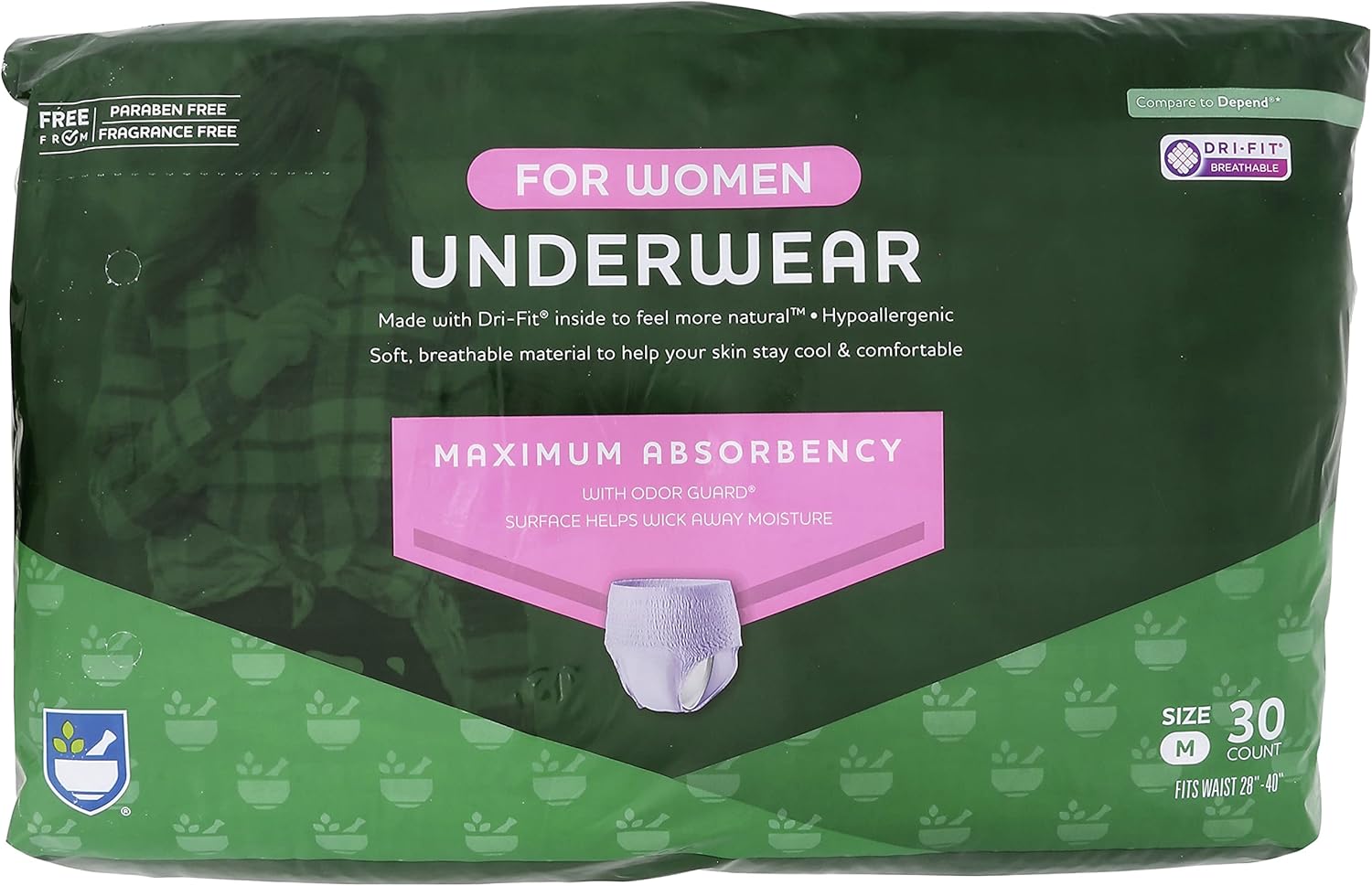 Rite Aid, Women's Protective Underwear Maximum Absorbency