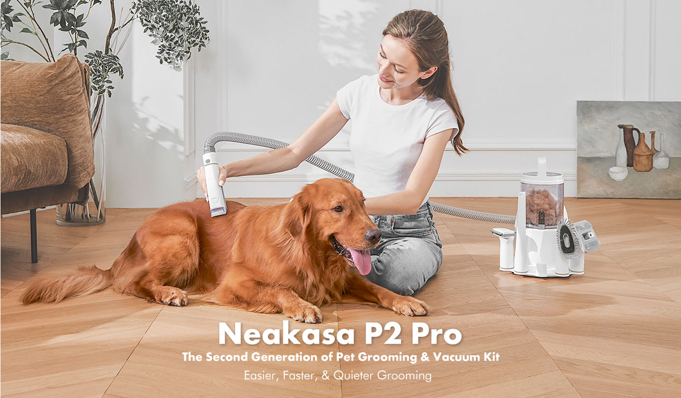 Neakasa By Neabot P2 Pro Dog Grooming Kit, Dog Clippers Vacuum