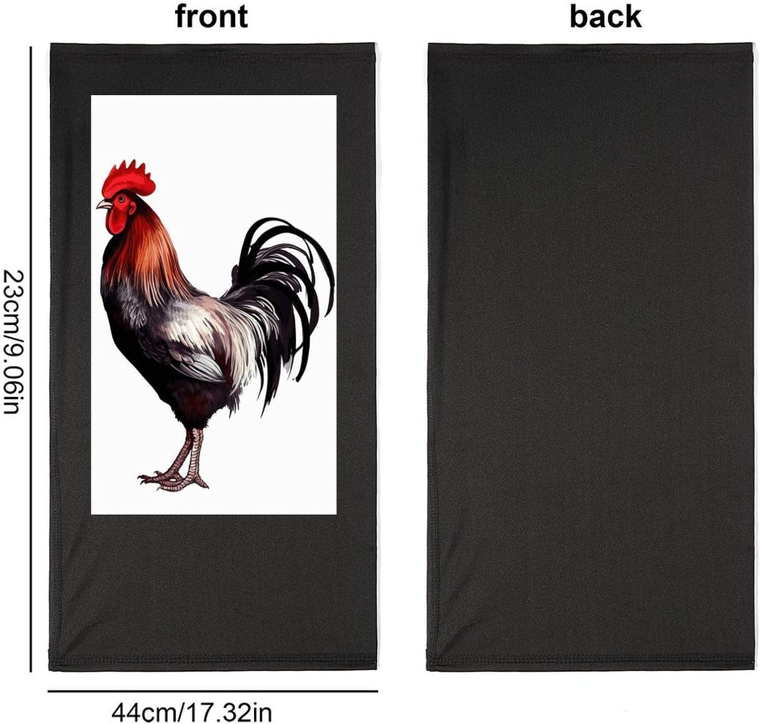 Cycling Neck Gaiter Upf 50+ Sun Protection Cooling Quick-Dry Balaclava Rooster Face Mask Breathable Bandana for Biking Motorcycle Running Hiking & Outdoor Work
