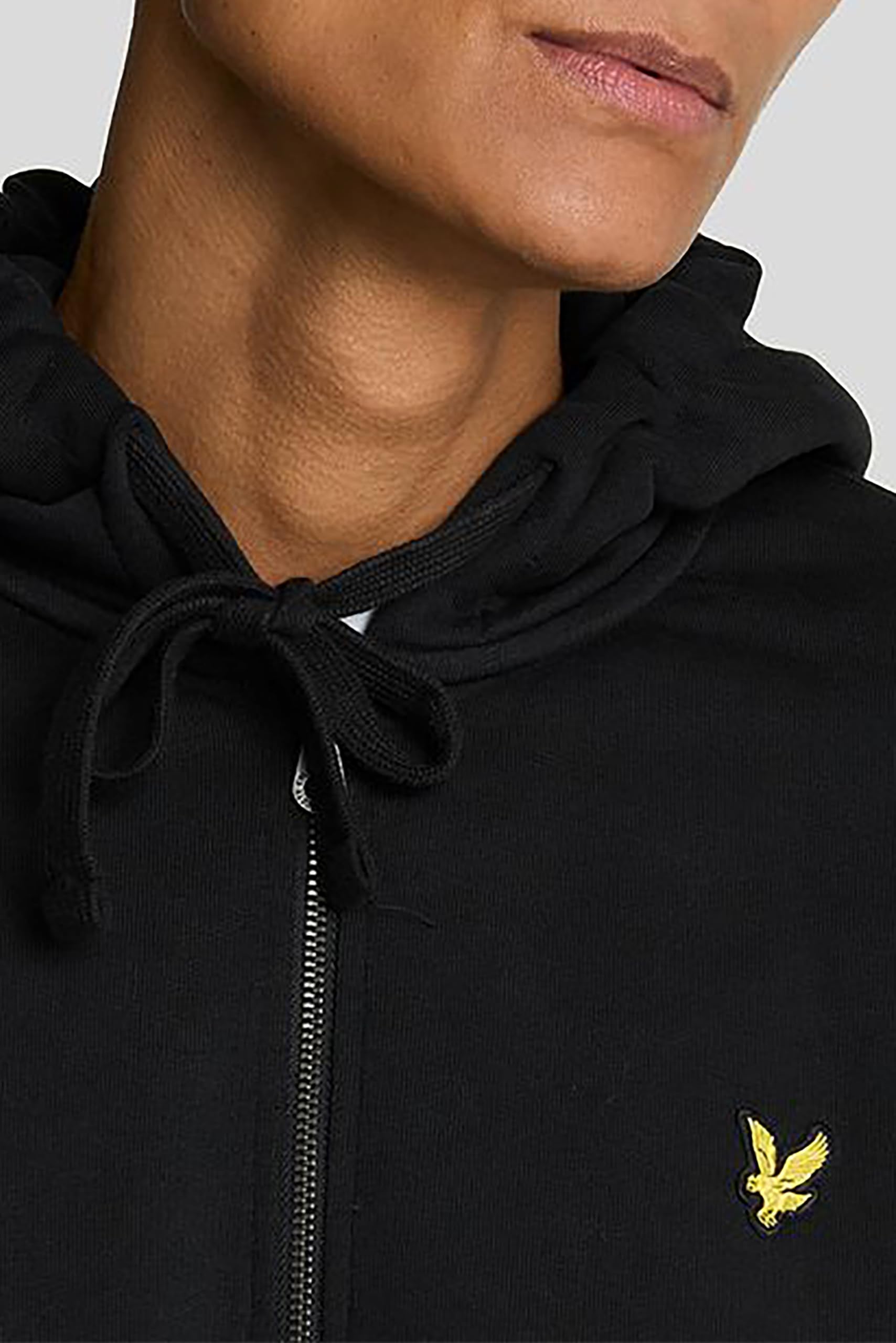 Lyle & Scott Zip Kapuzenpullover für Herren in Grau | Premium Zipper Basic Hoodie Pullover mit Reißverschluss | Winterpulli Herren Warm Hoodie | Sweatjacke aus 100% Baumwolle