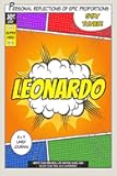 Superhero Leonardo: A 6 x 9 Lined Journal