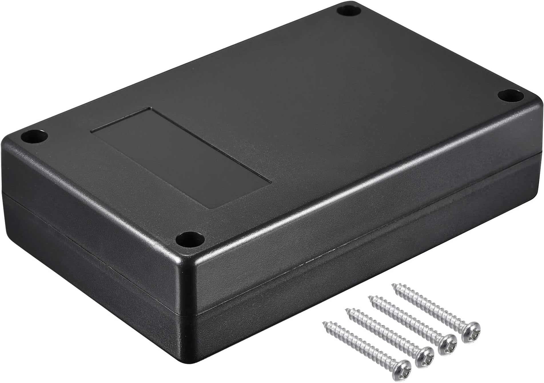 – Waterproof Junction Box 125x80x32mm ABS for Electrical Project (Black, Pack of 2)