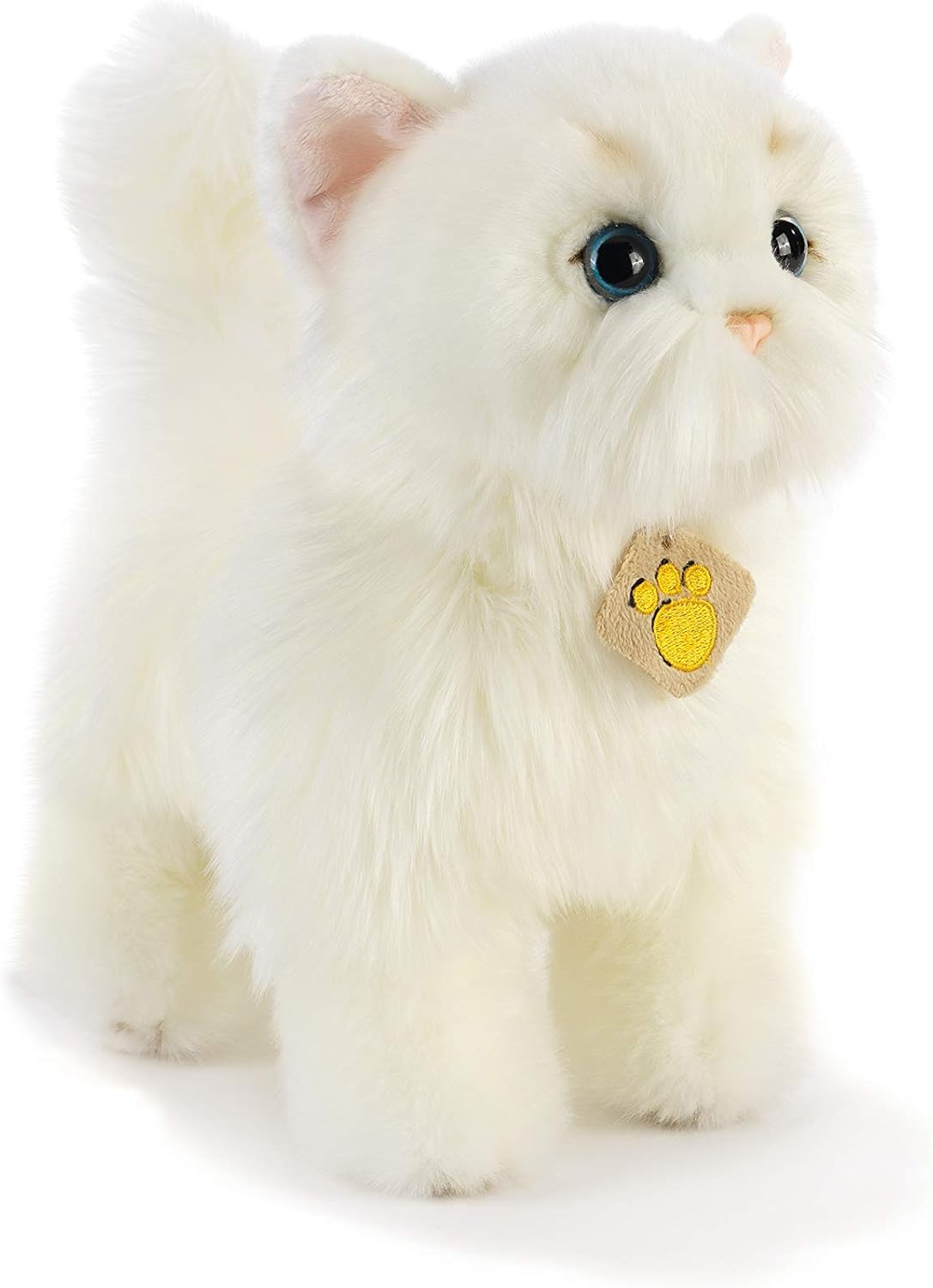 white toy cat