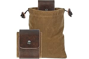 Rory Canvas Waxed Leather Foraging Bag For Hiking And Hunting