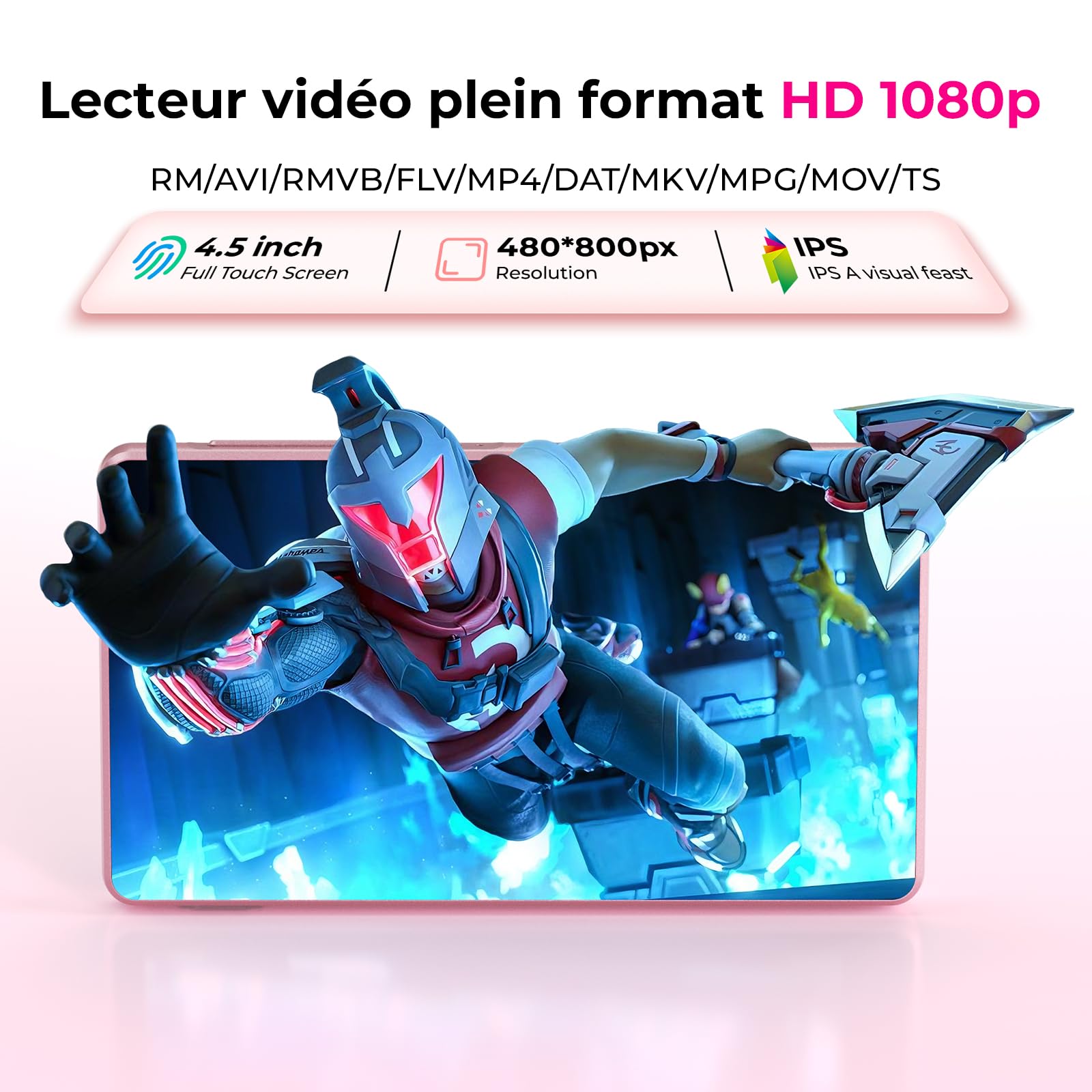 160 Go Lecteur MP3 Spotify avec Bluetooth et WiFi, Android Lecteur MP4