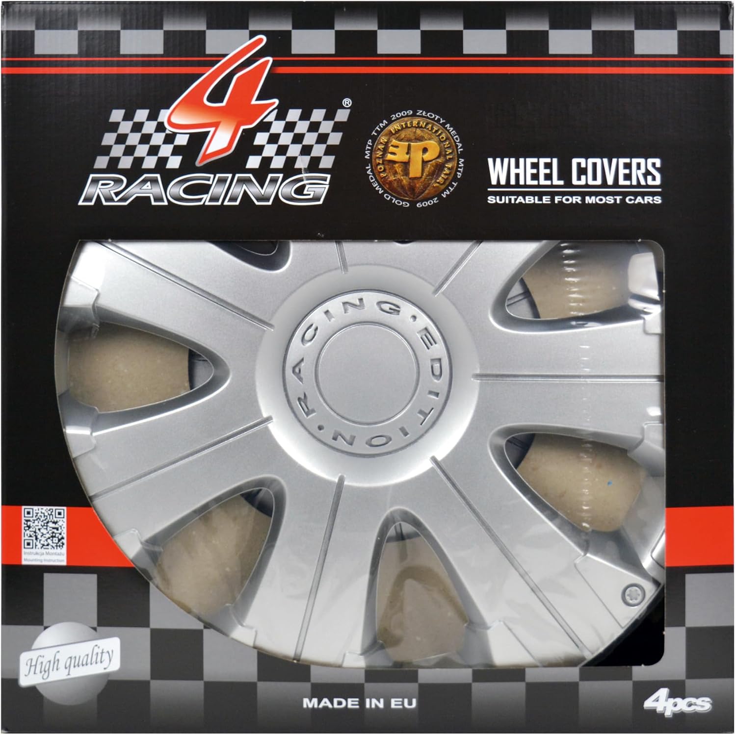 Gorecki 2211162 Racing Wheel Cover Set 15 Inch