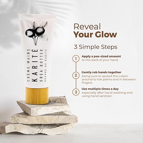 Miniatura 2 de Karité Crème Mains Crema nutritiva de manos para manos secas | Manteca de karité, mezcla de aceite de jojoba orgánica y rosa mosqueta | Formulado y